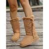Cross-Border Trade 2025 Winter New Arrival: Women's Thick-Sole Fleece-Lined Snow Boots - Warm, Slip-Resistant, Height-Enhancing