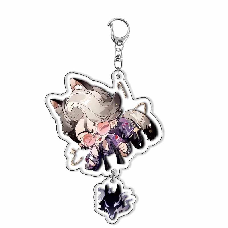 Reverzní hra:1999 Akrylový přívěsek na klíče Kreslené doplňky Viltin Lilya Medicine Druvis III Bkornblume Kroužek na klíče Dárky