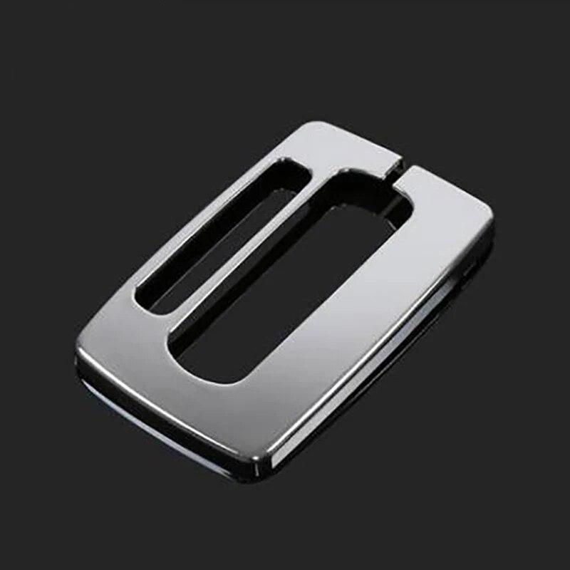 My Good Car ABS Chrome Gear Head Pedal Decorative Trim Cover Shift Knob Pedal Sticker for Ford Ecosport AT LHD 2012 - 2016