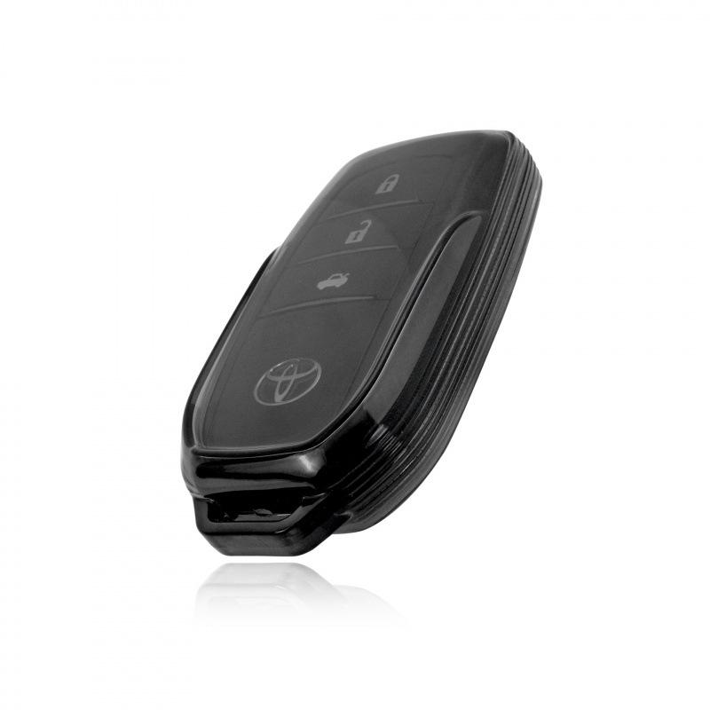 Transparent Full Coverage Key Case for Toyota Corolla, Camry, Crown, RAV4