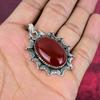 Karneol 925 Sterling Silber Anhänger, handgefertigter Edelstein Anhänger Schmuck, Geschenke für Frau Brandneuer Anhänger