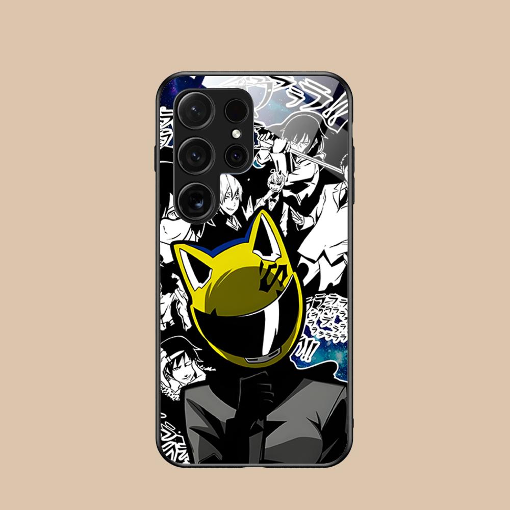 

Anime Durarara Phone Case for Samsung Galaxy S26 S25 S24 S23 S22 S21 S20 Note20 Plus FE Ultra Glass Protective Cover Galaxy S20+
