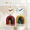 Minimalist Creative Table Clock, Decorative Ornament for Living Room TV Cabinet Entryway