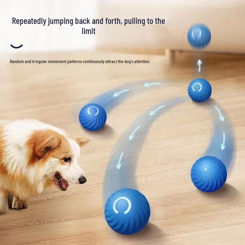 Gravity Rechargeable Electric Pet Toy Ball for Cats and Dogs: Smart Self-Entertainment Toy