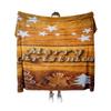 Tuniu Warm Christmas Wooden Blanket Sofa Bedding Throw for Home Decor Gift