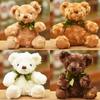 Adorable 7-inch Teddy Bear Plush Toy With Soft Coral Fleece Small Huggable Teddies