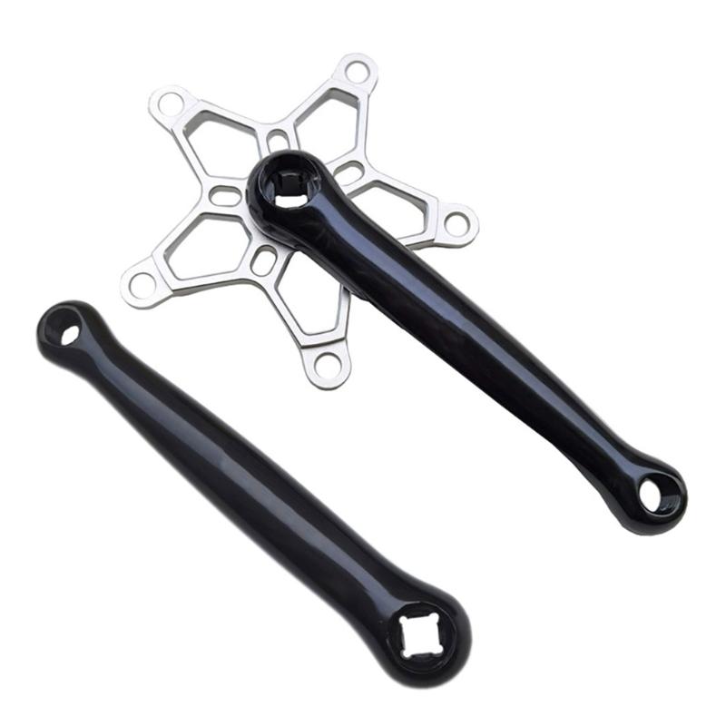Bicycles Crank Arm Aluminium Alloy 170mm Bicycles Crankset Bike Pedal Crank Arm Replacements for Mountain Bike Road Bike