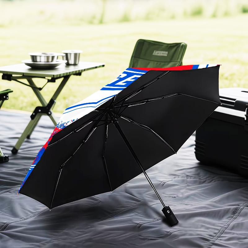 Rangers Hockey Umbrella Folding umbrella, automatic umbrella 8-Frame for Travel, camping Use Gift for Halloween Christmas
