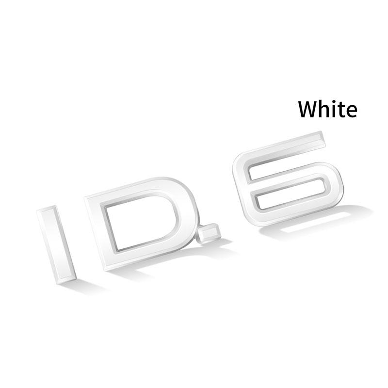 Für ID.3 ID.4 ID.5 ID.6 Schriftzug Emblem ID Serie GTX ID.4X Crozz ID.6X EV Auto Metallabzeichen Logo Karosserie Aufkleber Heckaufkleber