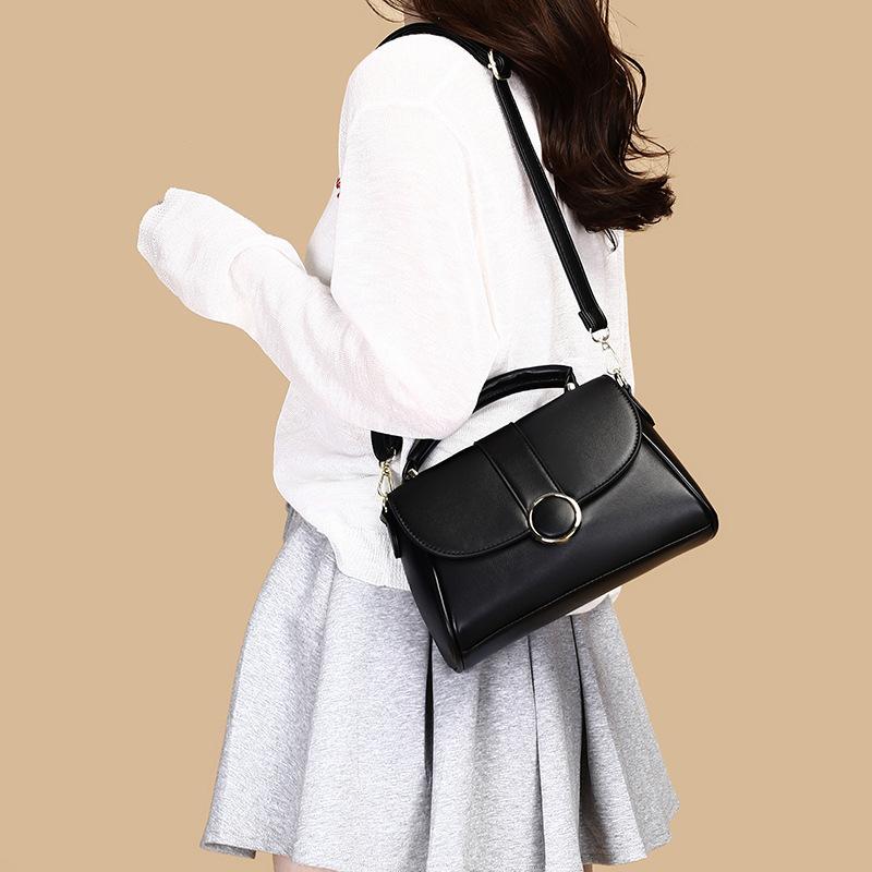 Torebka w stylu retro, prosta tekstura do pracy, torebka na ramię listonoszka dla kobiet dojeżdżających do pracy, prosta torba dla mamy