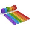 6 Pack Sensory Fidget Toys Slap Bracelets, Textured Silicone Sensory Toys for Kids, Calming Tool for Special Needs, Wearable Anxiety Relief Toys for