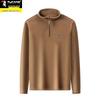 Men's Autumn/Winter Woodpecker Polartec Half-High Collar Zipper Fleece Hoodie