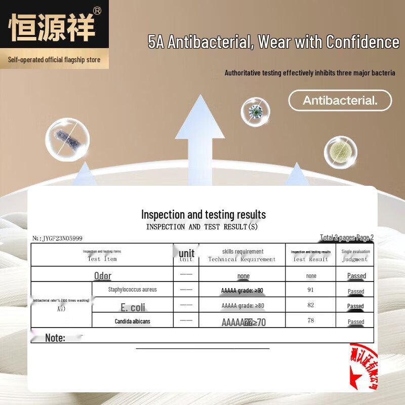 Hengyuanxiang Men's Pure Cotton Thermal Long Johns (2-Pack)