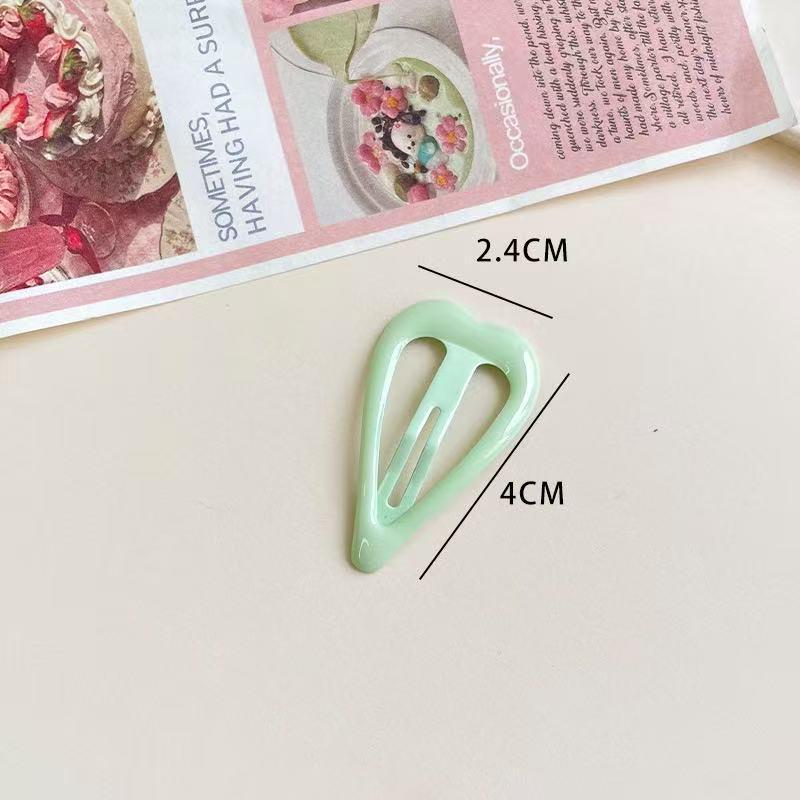 Colorful Dopamine Cute Kids' Korean Style Candy Hair Clip, 4cm