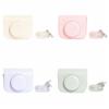 PU Leather Instant Camera Case Anti Scratch with Shoulder Strap Storage Bag Shockproof Portable Protective Cover for Popoto
