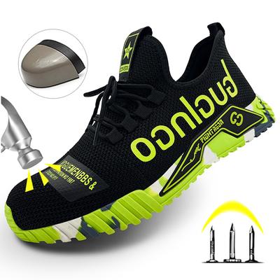 Scarpe antinfortunistiche con punta in acciaio, scarpe da lavoro antiperforazione da uomo, scarpe industriali traspiranti, stivali antinfortunistici da lavoro indistruttibili
