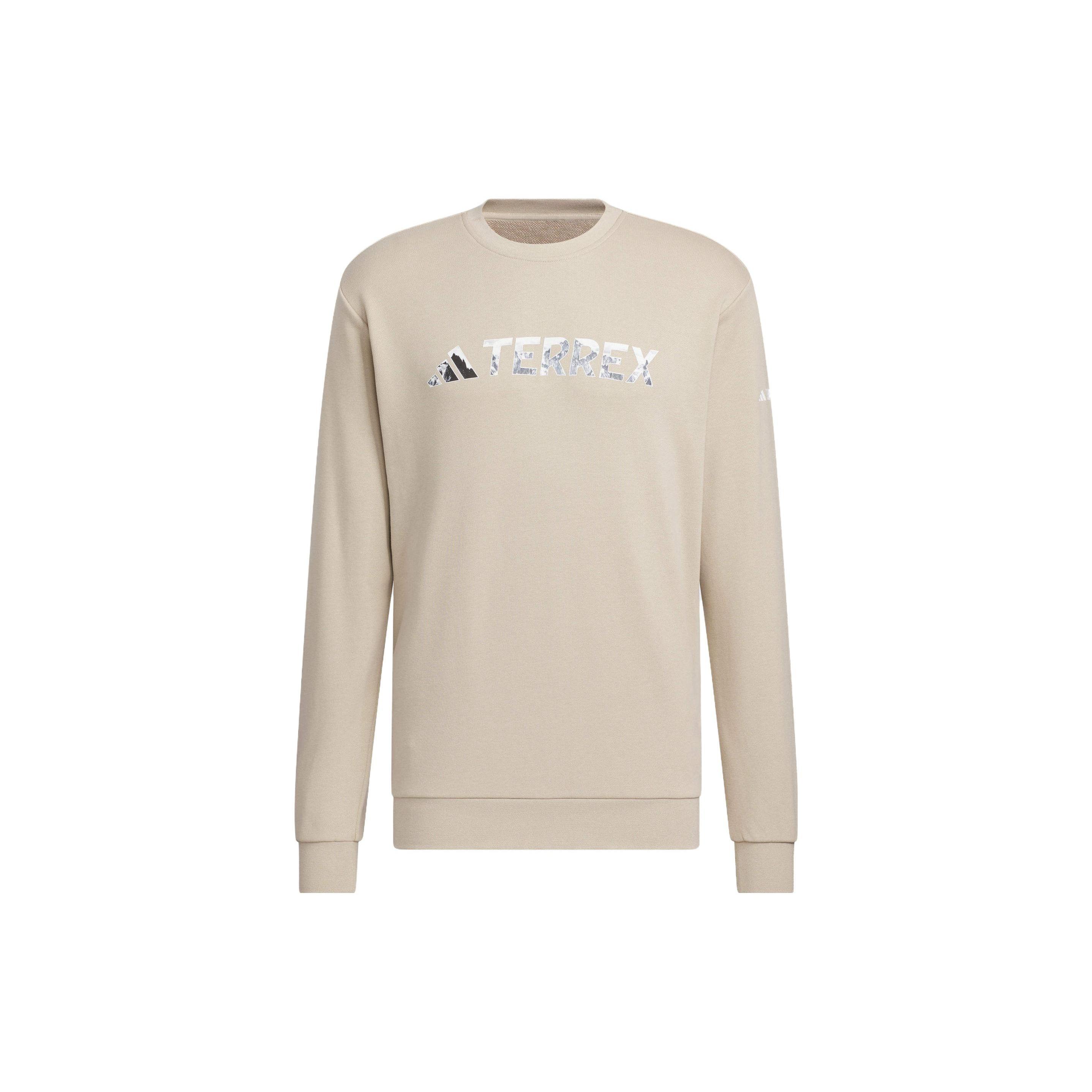 adidas Graphic Crew Sweatshirt Beige Men s IT8844 L
