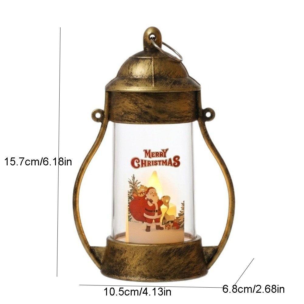 Snowman Christmas Wind Lamp Santa Claus Desktop Christmas Lamp Portable Christmas Lantern Bedroom