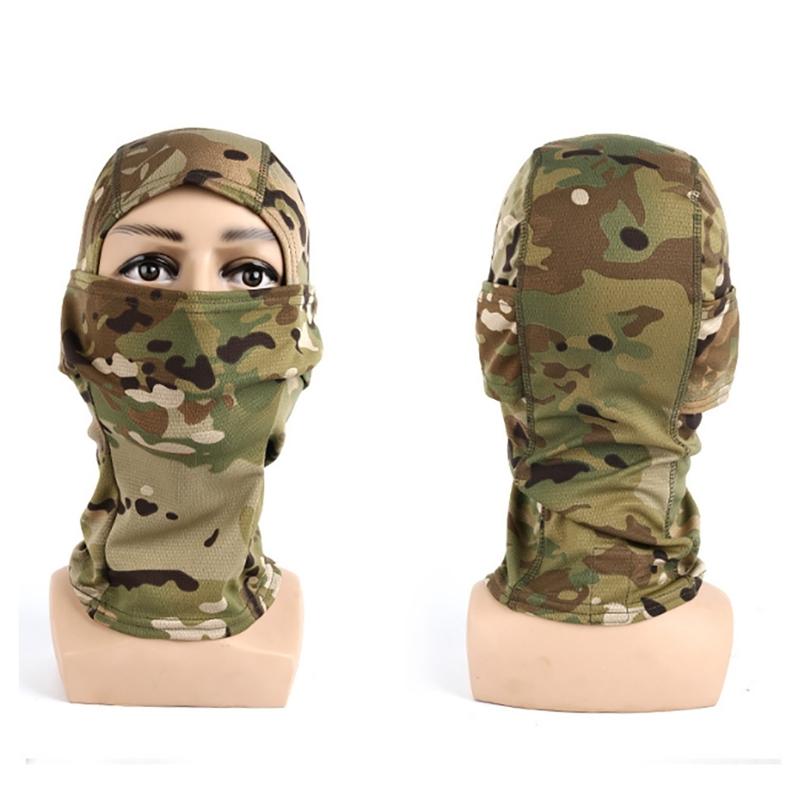 Camouflages Balaclavas Face Masks Tactically Hood Ski Masks Fulls Head Wrap