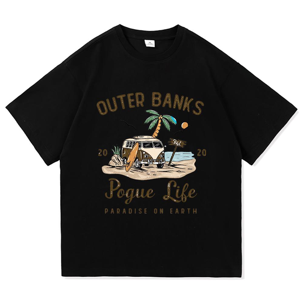 Moda verão retrô JJ Maybank camiseta masculina estética Pogue Life camiseta unissex alta qualidade hip hop vintage algodão camisetas