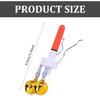Fishing Bites Alarm Indicator Fishing Bells Clip with LED Light Night Sea Fishing Rod Fishing Bites Alarm Indicator