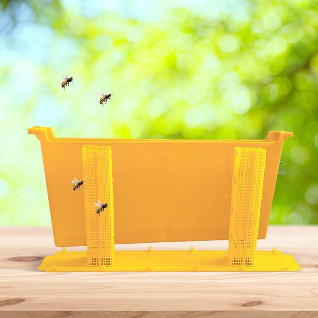 Yellow Honey Beehive Feeder - Thickened Beekeeping Tool