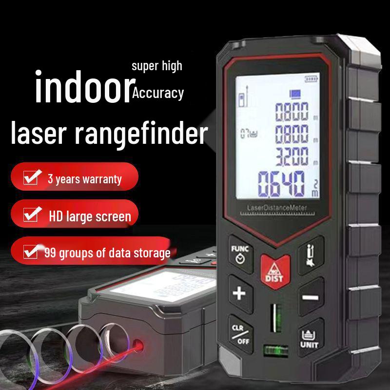 High-Precision Red Light Infrared Laser Rangefinder and Handheld Electronic Measuring Instrument