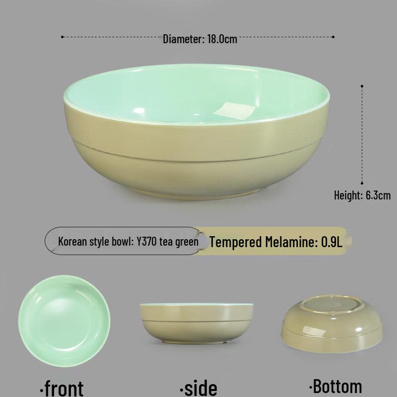 Elegant Thick Melamine Dinnerware Bowl