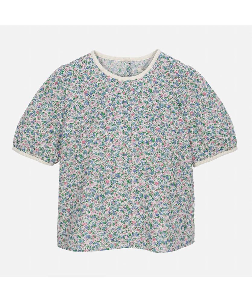 THURSDAY ISLAND Flower Eyelet Embroidery Blouse_T264Mbl258W