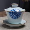 New Kung Fu Tea Set Cover Bowl Household Simple Teapot Tea Cup Official Kiln Set Gift Box Tea Set