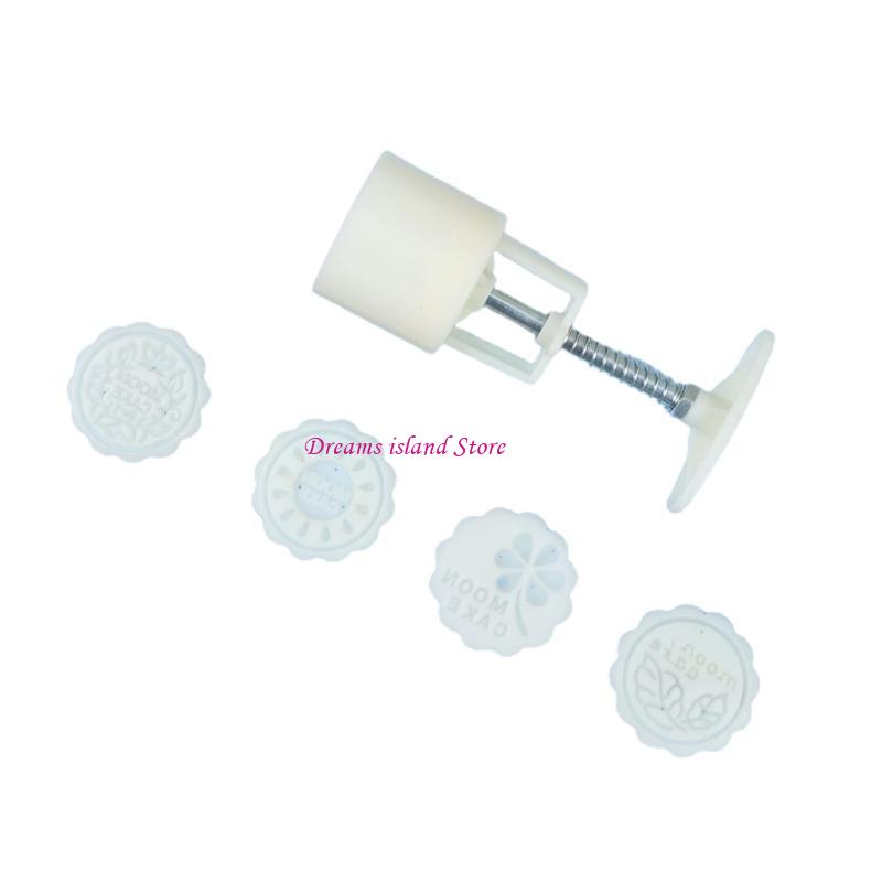 DIY Baking Mooncake Stamps Hand-making Mooncake Tools for Mid-Autumn Festival HX6C