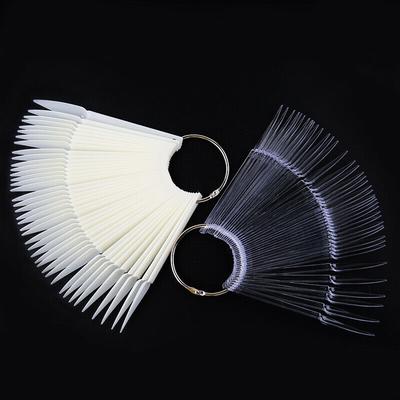 40 Tipps Stiletto Nagellack Display Sticks Fan False Nail Art Gel Farbkarte