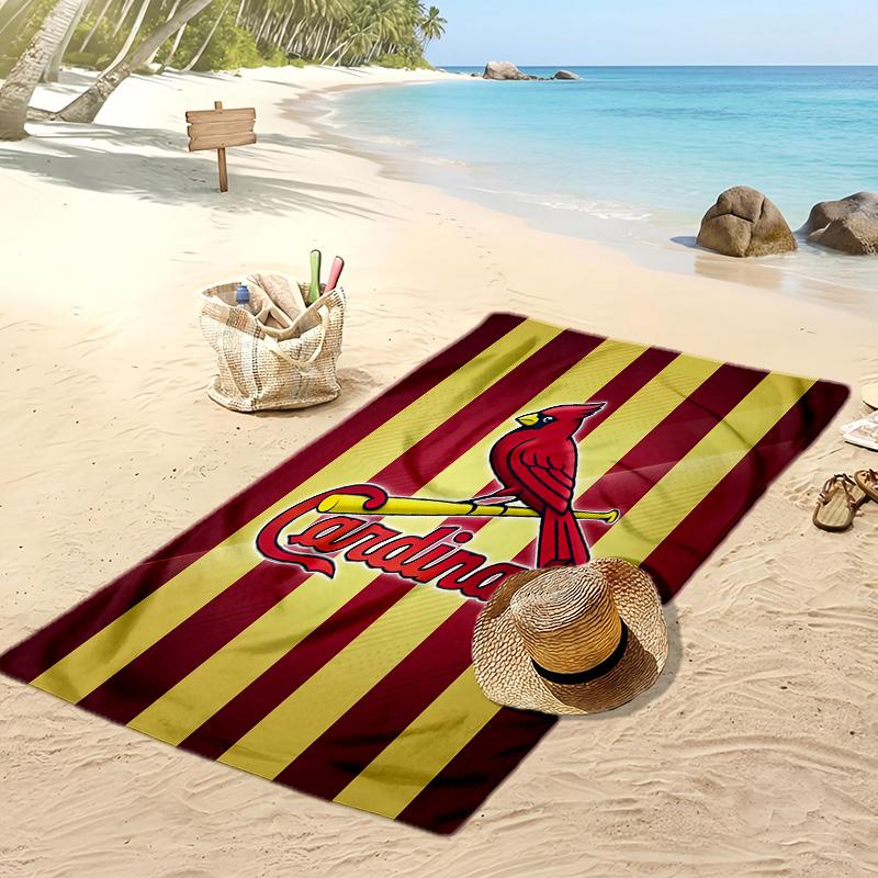 St. Louis Cardinals Print Beach Towel Soft Portable Quick?dry Towel For Pool Summer Vacation Outdoor Sport