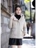 Women’s Short Hooded Windproof Thicken Warm Winter Jacket With Raglan Sleeves