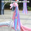 Fashion Bike Handlebar Streamers Colorful Bike Tassels Ribbon Funny Bicycles Ornaments for Girl Boys Easy To Use