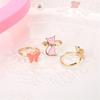 36pcs Adjustable Kids Rings Set Colorful Alloy Rings Fashionable Jewelry for Girls Dress Up Parties and Imaginative Play