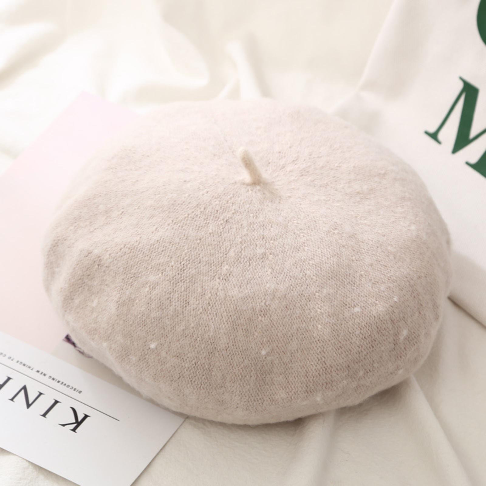 Шерстяной Берет, Модная и Теплая Ретро-Шляпа One Size