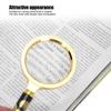 7X Magnifying Glass 70mm Vintage Handheld Magnifier for Reading Household Use
