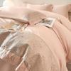 Luxury Embroidered Cotton Bedding Set: Breathable Hotel-Style Duvet Cover & Bed Sheets