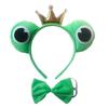 Cartoon Headbands Frog Hair Hoop Prince Bowtie Halloween Hairband Princess Cartoon Headwear Bowtie Set