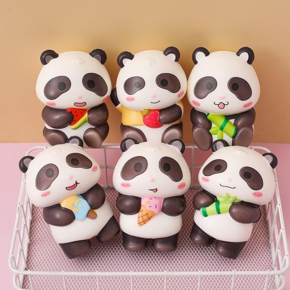 Slow Rising Panda Stress Relief Toy Kawaii Panda Squeeze Toy Slow Rise Toy  for Home Decompression