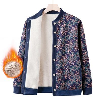 Mama Jesienny Sweter Kurtka Nowy Styl W Średnim Wieku i Starszy Wiek Casualowy Sweter Kardigan Damski Senior Babcia Top