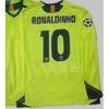 Vintage Jerseys, Soccer Uniforms, AC Ronaldo, Ronaldinho, Zidane, Long-sleeved Sportswear, National Team Uniforms