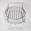Stainless Steel Double-Layer Air Fryer Grill Rack with Skewers