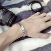 Men's Bracelet Ruffian Handsome Punk Cuban Chain Woven Bare Whip Chain Hip Hop Jewelry