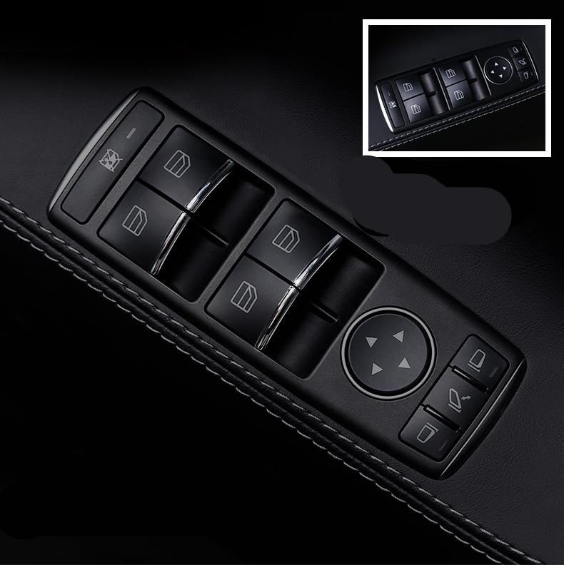 Türfensterheber Tastenaufkleber ABS Chrom Zierleistenabdeckung Zubehör Autostyling Für Tesla Model S X Autozubehör