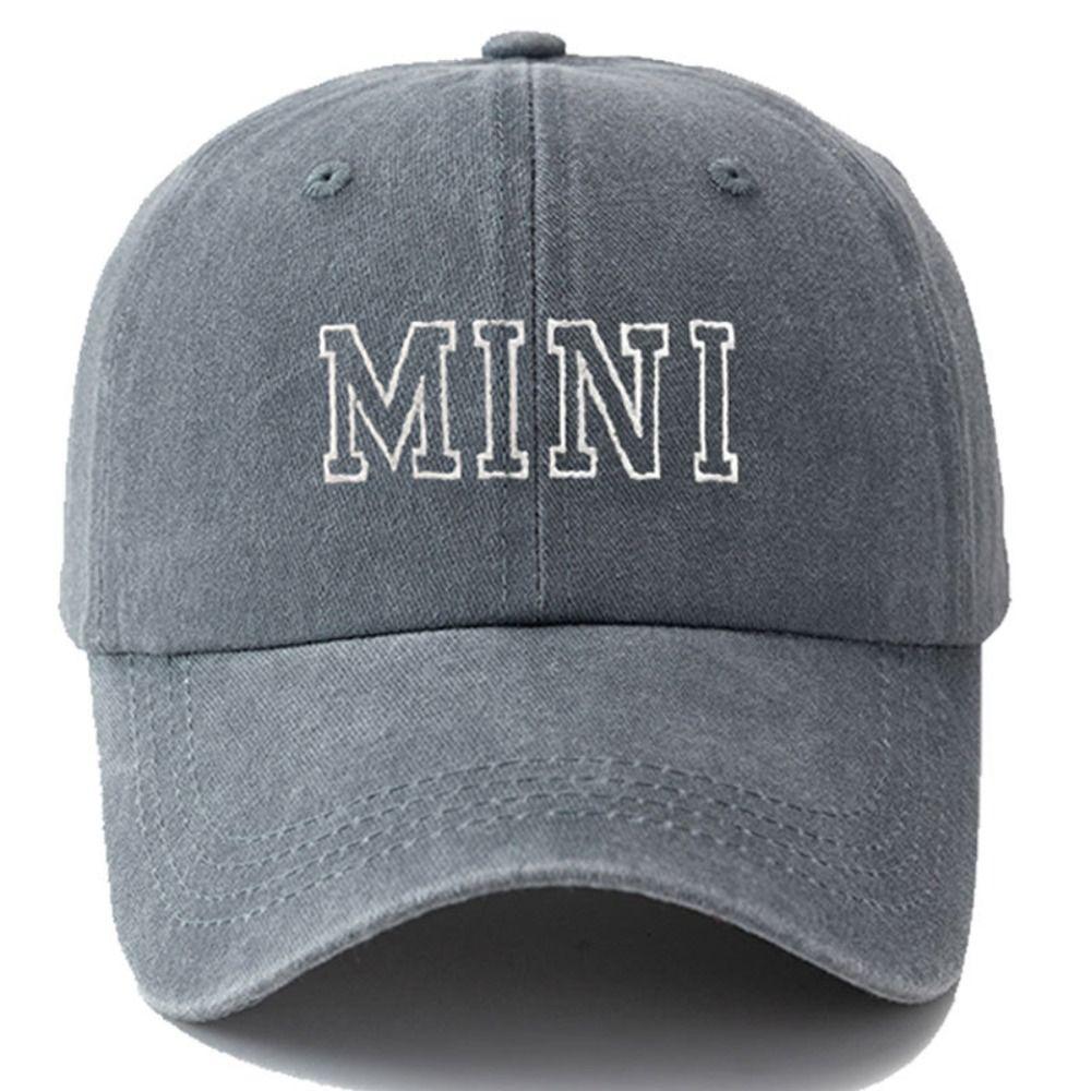 Fashion Washed Cotton MAMA MINI Embroidery Caps Vintage Adjustable Parent-Unisex Baseball Hats Breathable Outdoor Sunscreen Hats