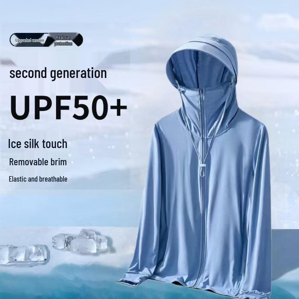 Men's Ultra-thin Ice Silk Fishing Jacket - Breathable, Anti-UV, Sun Protection for Summer Outdoors (2025 New)