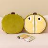 Adorable Green Durian Plush Pillow Soft Stuffed Toy For Girls Comforting Doll