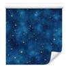 Watercolor Galaxy Wallpaper Navy Blue, Sky Blue, and Sea Blue 50x1000